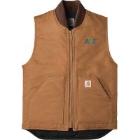 20-CTV01, Small, Carhartt Brown, Left Chest, AGE.